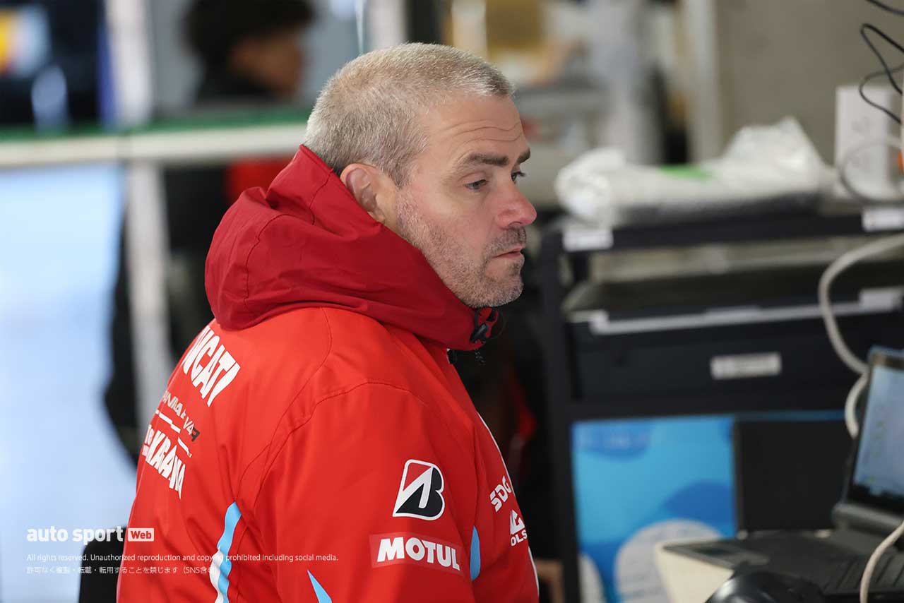 DUCATI Team KAGAYAMAを支えるドゥカティのオーストラリア人エンジニア