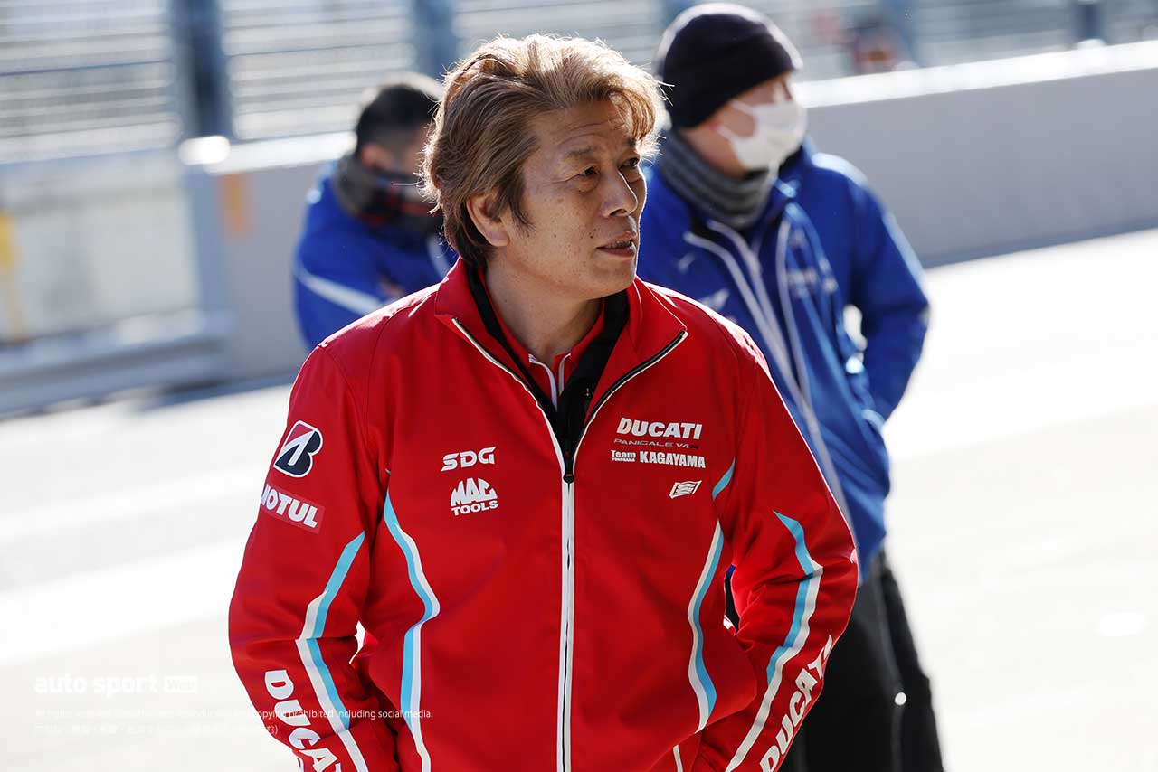 加賀山就臣監督（DUCATI Team KAGAYAMA）／2024全日本ロード第1戦鈴鹿2&4 JSB1000 鈴鹿主催事前テスト