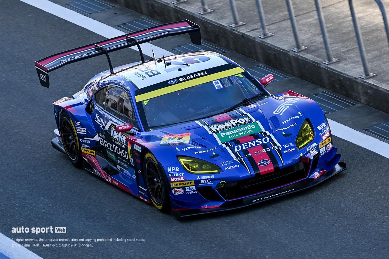 富士スピードウェイでお披露目された2024年モデルのSUBARU BRZ R&D SPORT