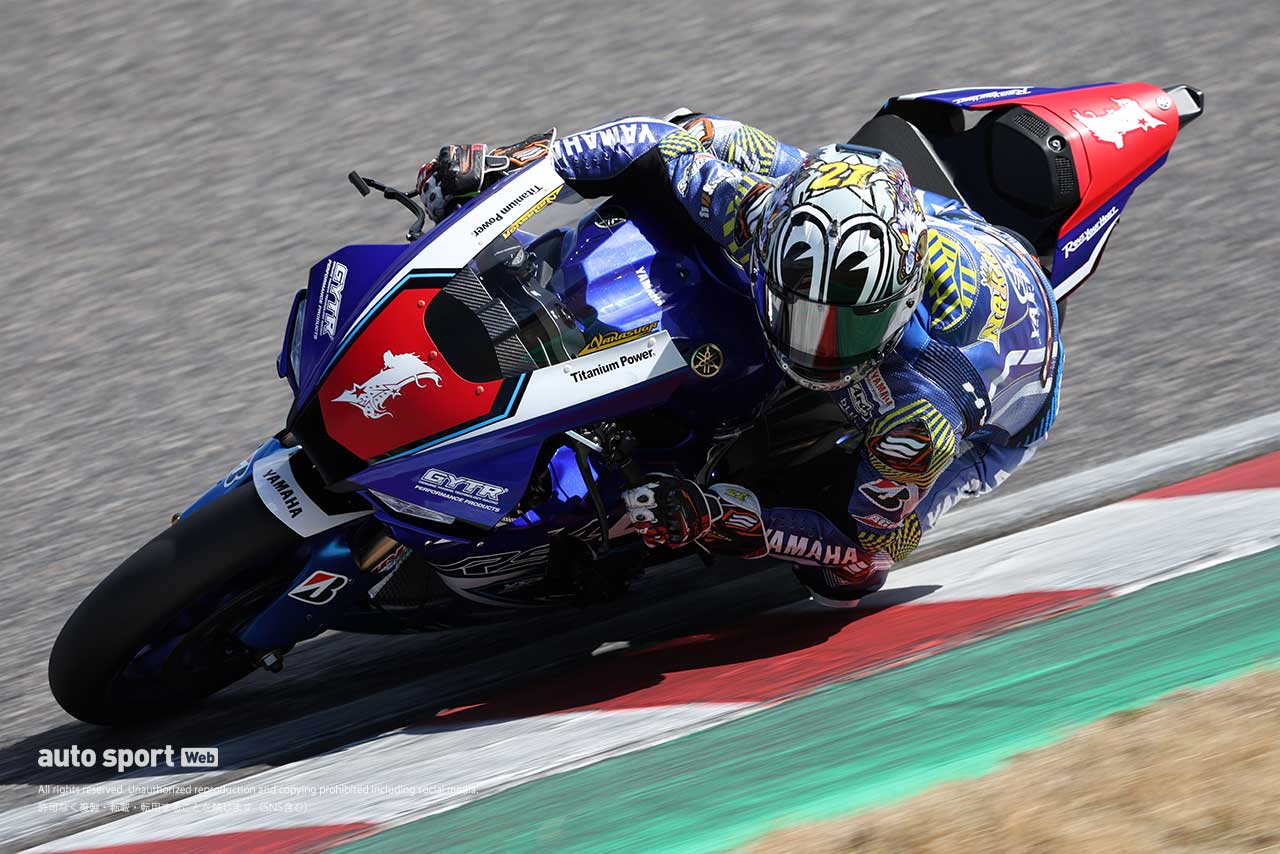 中須賀克行（YAMAHA FACTORY RACING TEAM）／2024全日本ロード第1戦鈴鹿2&4 JSB1000 鈴鹿主催事前テスト