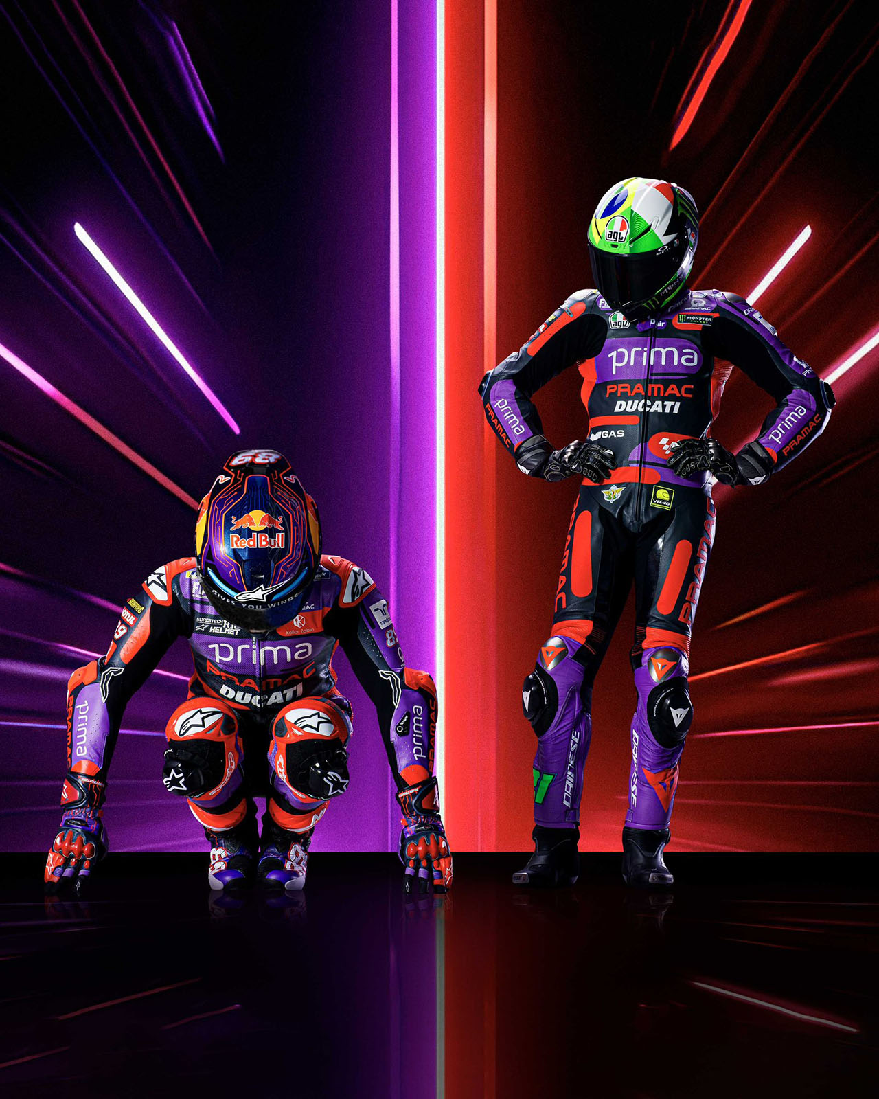 プラマック・レーシング、F1開幕の地で体制発表会を実施。デザイン一新でMotoGP戴冠狙うマルティンとモルビデリが参戦