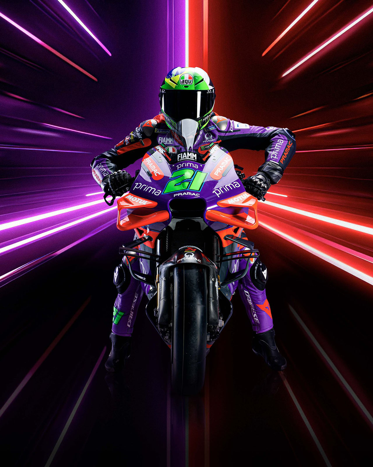 プラマック・レーシング、F1開幕の地で体制発表会を実施。デザイン一新でMotoGP戴冠狙うマルティンとモルビデリが参戦