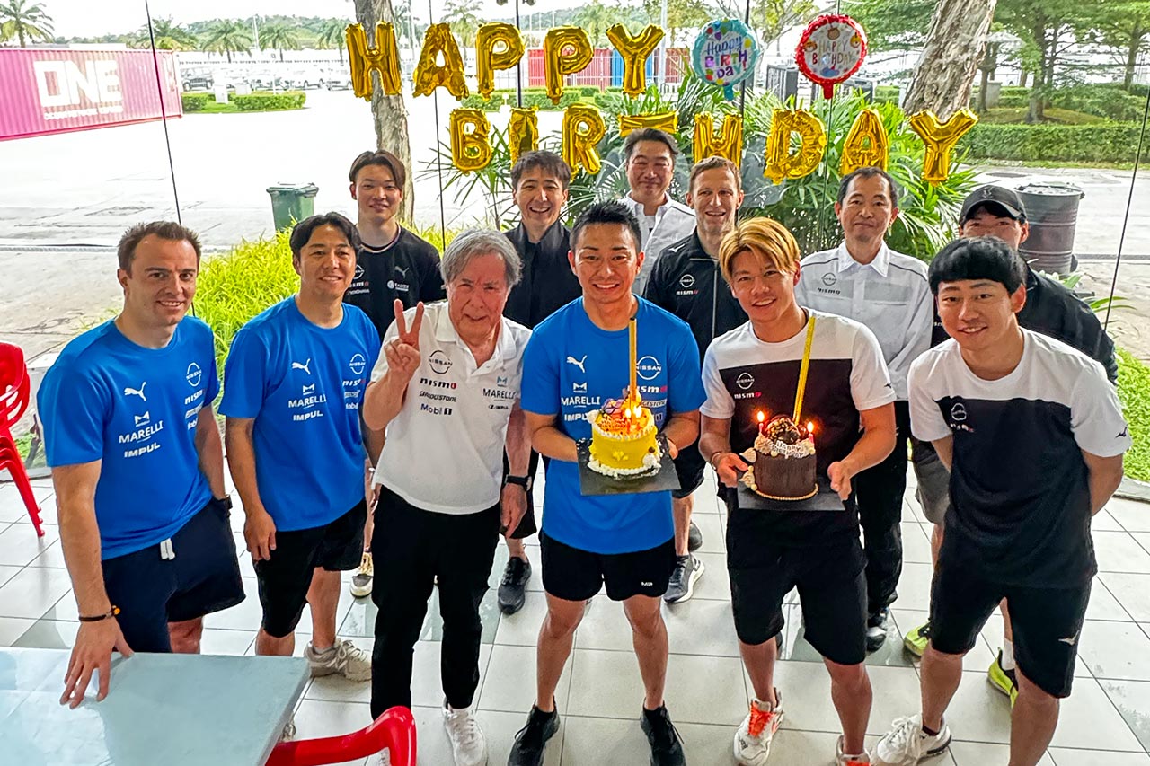ベルトラン・バゲットさんハッピーバースデー！ ニッサンドライバーたちが誕生日をお祝い