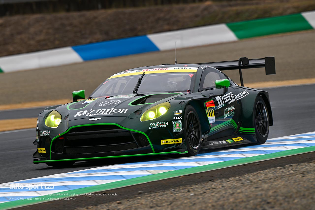D'station Racingが新型バンテージAMR GT3エボをもてぎでシェイクダウン。好感触を得る