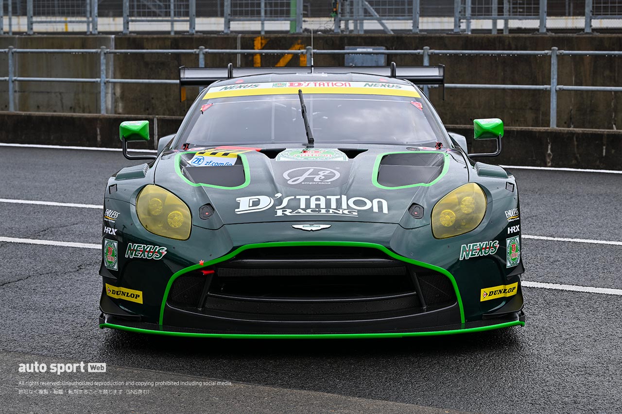 D'station Racingが新型バンテージAMR GT3エボをもてぎでシェイクダウン。好感触を得る
