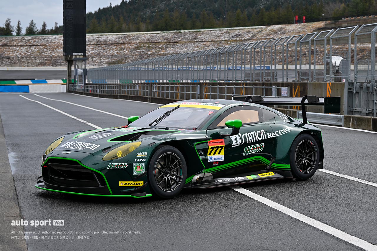 D'station Racingが新型バンテージAMR GT3エボをもてぎでシェイクダウン。好感触を得る