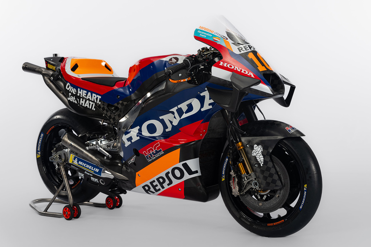 ルカ・マリーニ（レプソル・ホンダ・チーム）が使用する2024年型RC213V