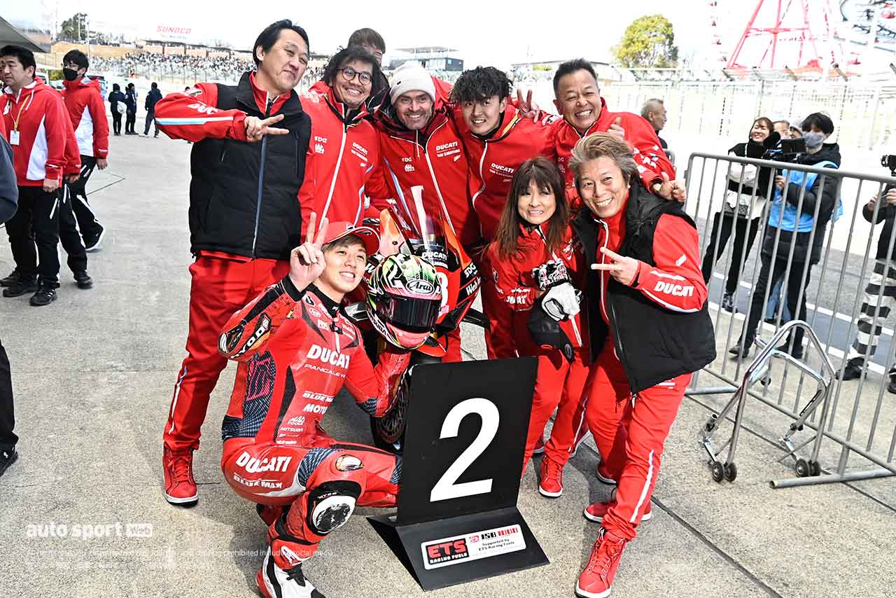 2位表彰台を獲得したDUCATI Team KAGAYAMA／2024全日本ロード第1戦鈴鹿2&4 JSB1000 決勝