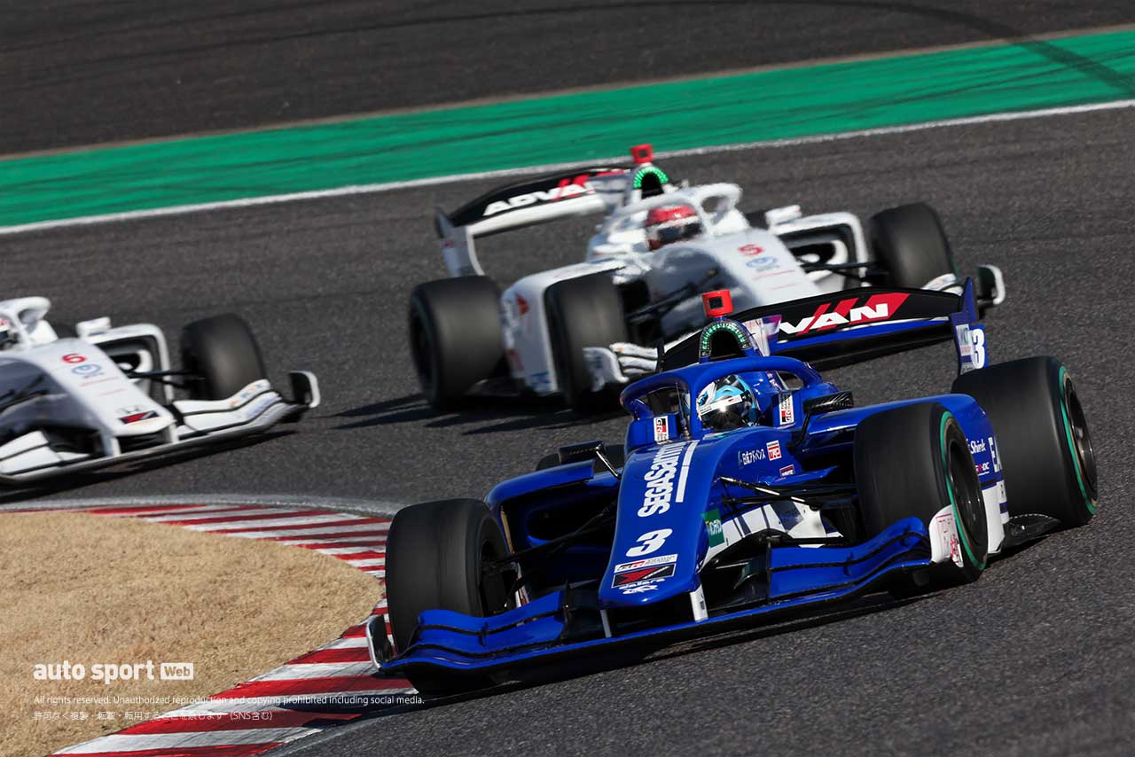 圧巻のスタートダッシュで野尻智紀が開幕戦勝利、山下健太、山本尚貴が久々の表彰台【第1戦鈴鹿決勝】