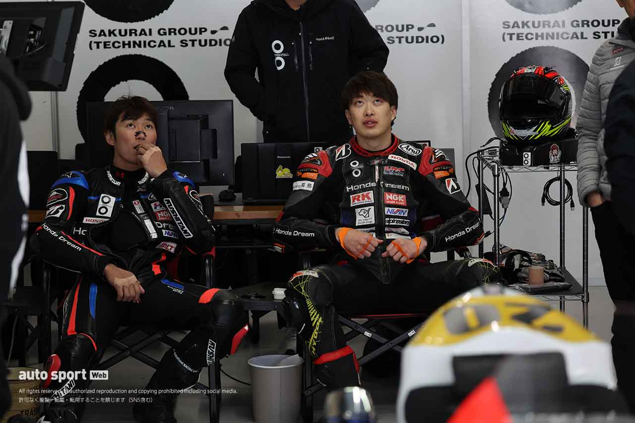 日浦大治朗と伊藤和輝（Honda Dream RT SAKURAI HONDA）／2024全日本ロード第1戦鈴鹿2&4 JSB1000