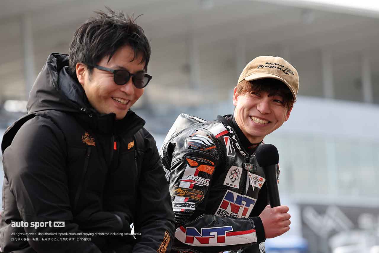 スポット参戦の渡辺一樹（TOHO Racing）と亀井雄大（Honda Suzuka Racing Team）／2024全日本ロード第1戦鈴鹿2&4 JSB1000