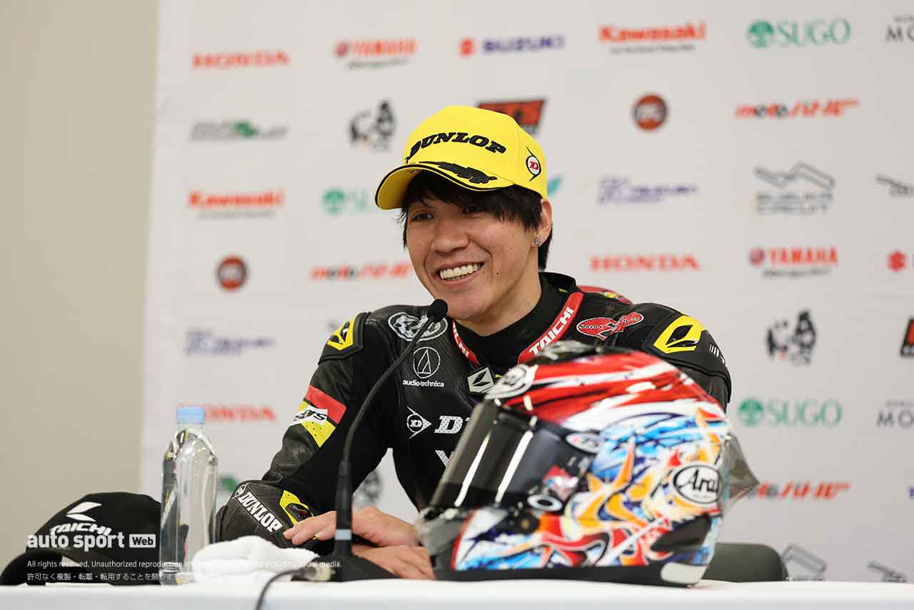 ポールポジションを獲得した長島哲太（DUNLOP Racing Team with YAHAGI）／2024全日本ロード第1戦鈴鹿2&4 JSB1000