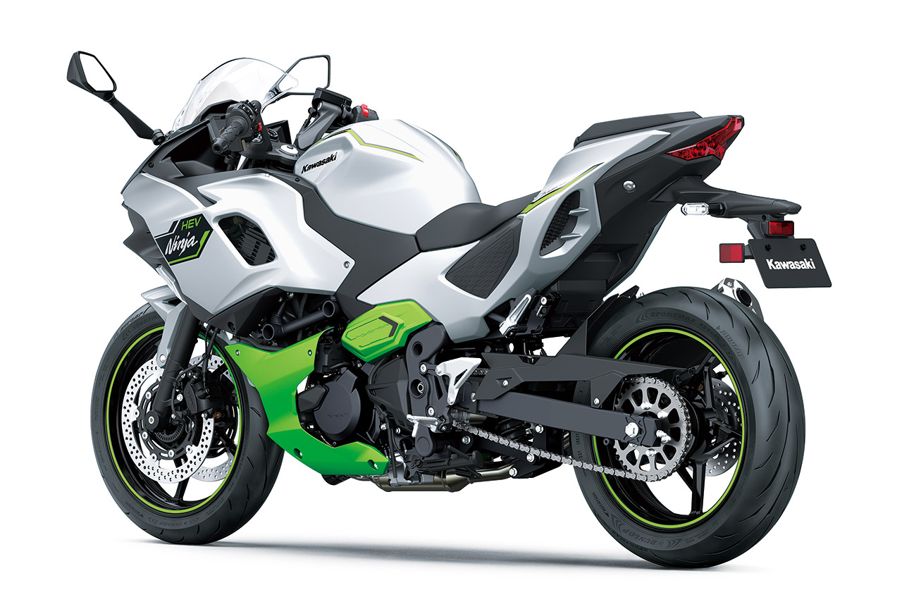 カワサキ、世界初ストロングハイブリッドモータサイクル『Ninja 7 Hybrid』を6月15日から発売