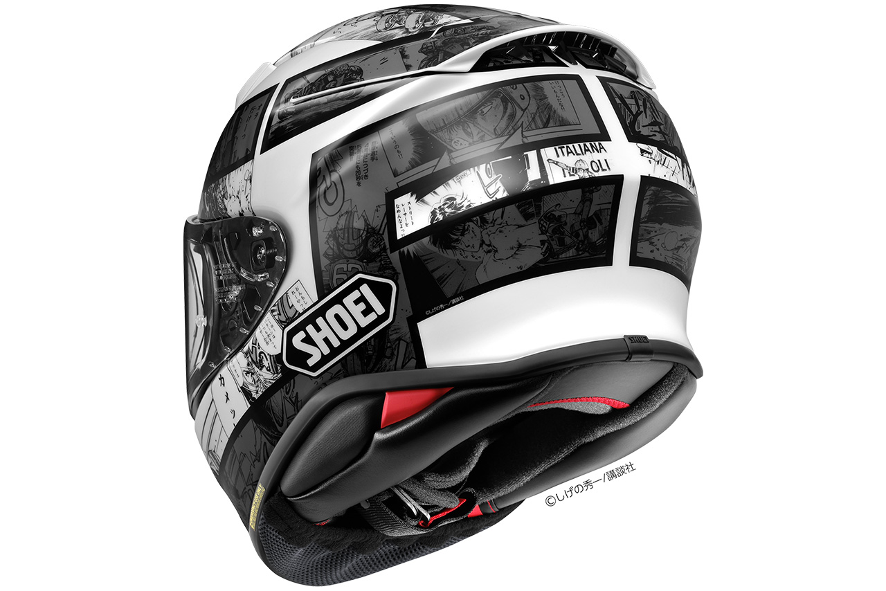 ショウエイ、フルフェイスヘルメットの新グラフィック『Z-8 バリバリ伝説』を7月に受注限定発売