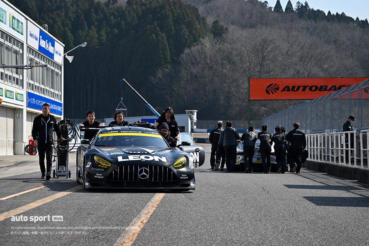 2024スーパーGT岡山公式テスト　3月15日　搬入日の様子