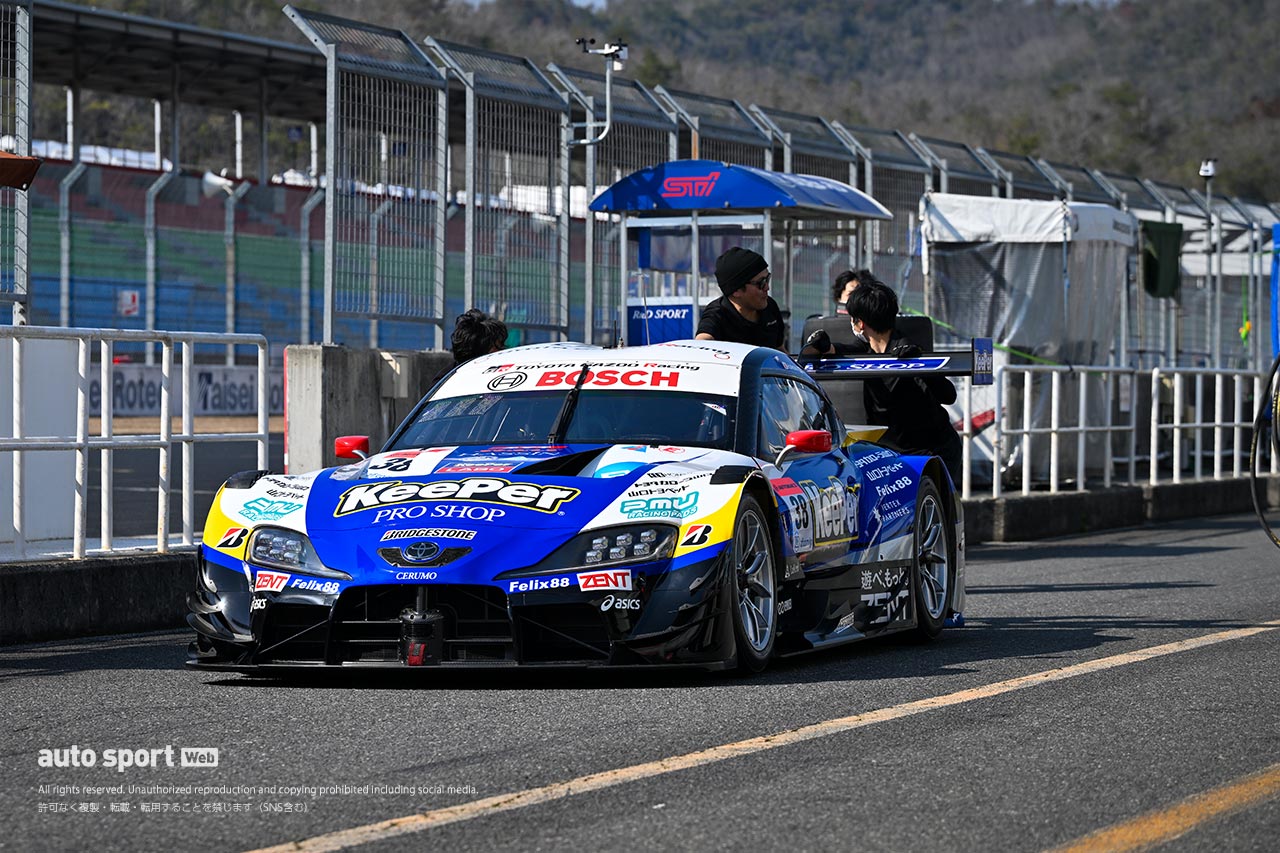 2024スーパーGT岡山公式テスト　3月15日　搬入日の様子