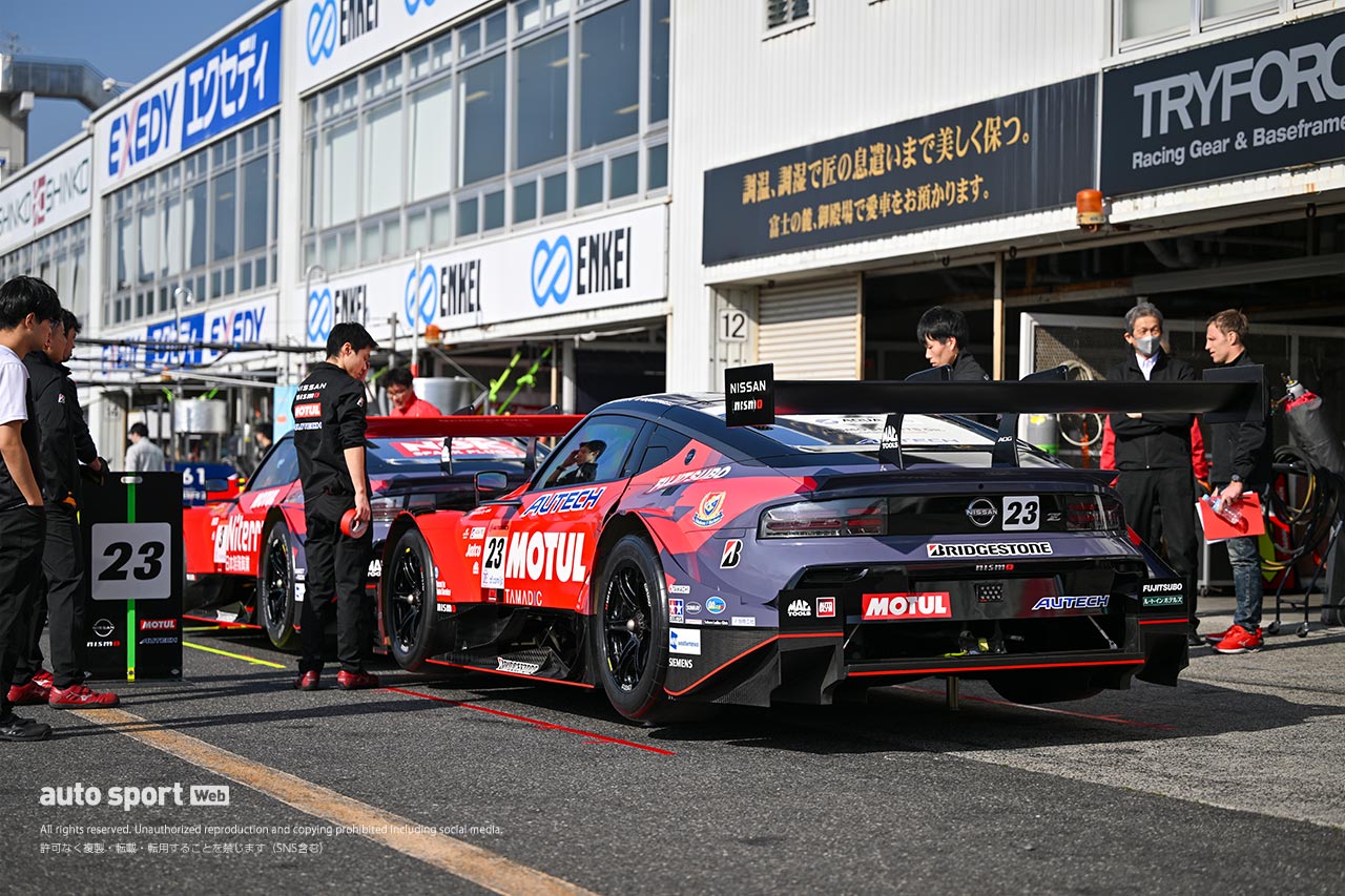 2024スーパーGT岡山公式テスト　3月15日　搬入日の様子