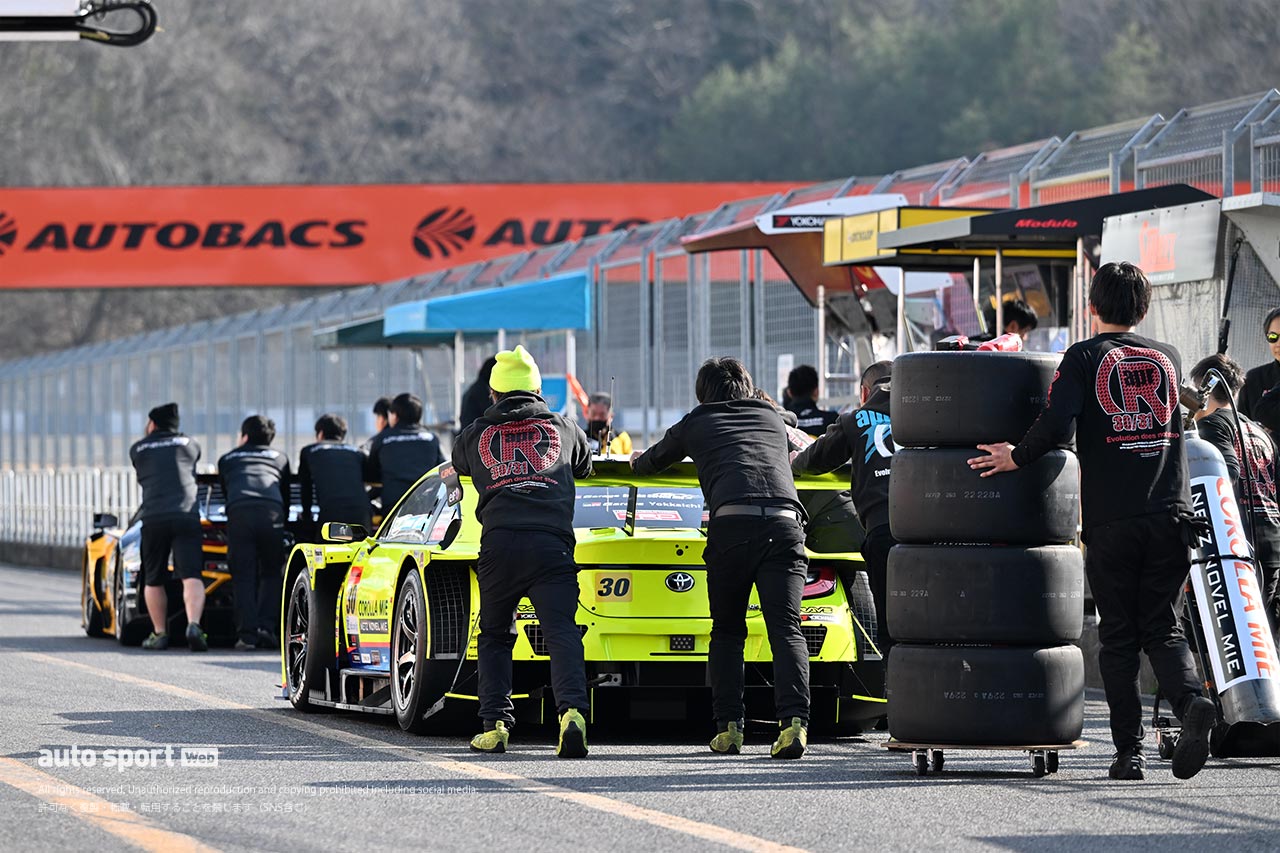 2024スーパーGT岡山公式テスト　3月15日　搬入日の様子