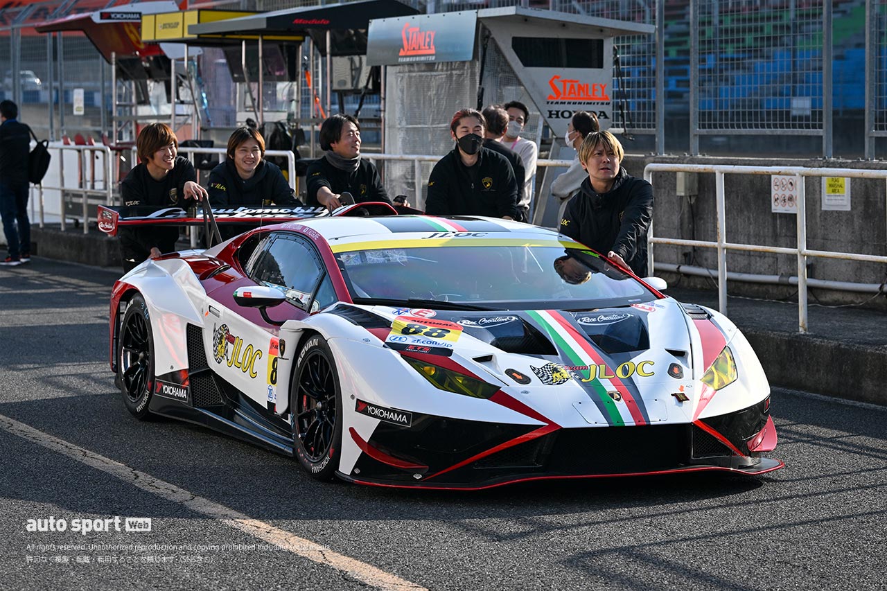 2024スーパーGT岡山公式テスト　3月15日　搬入日の様子