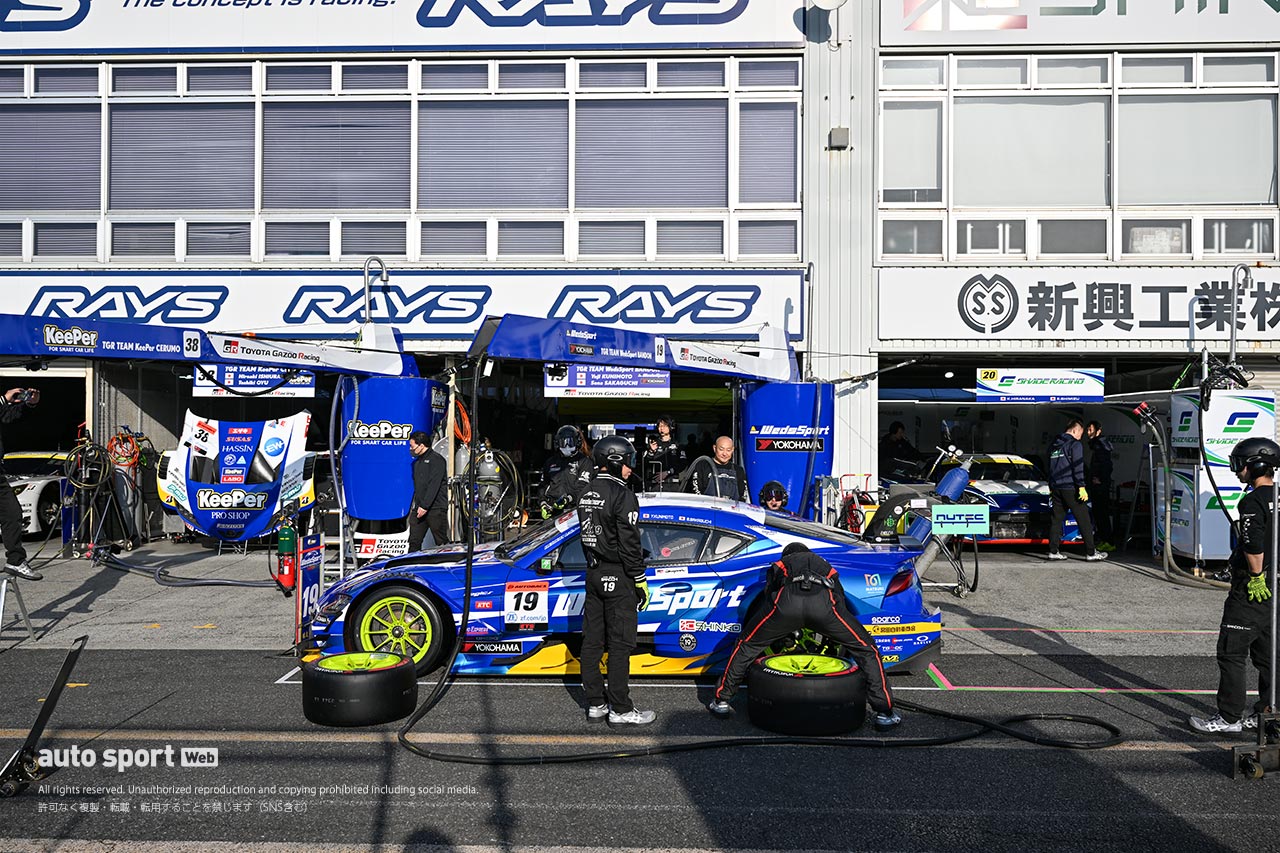 2024スーパーGT岡山公式テスト　3月15日　搬入日の様子