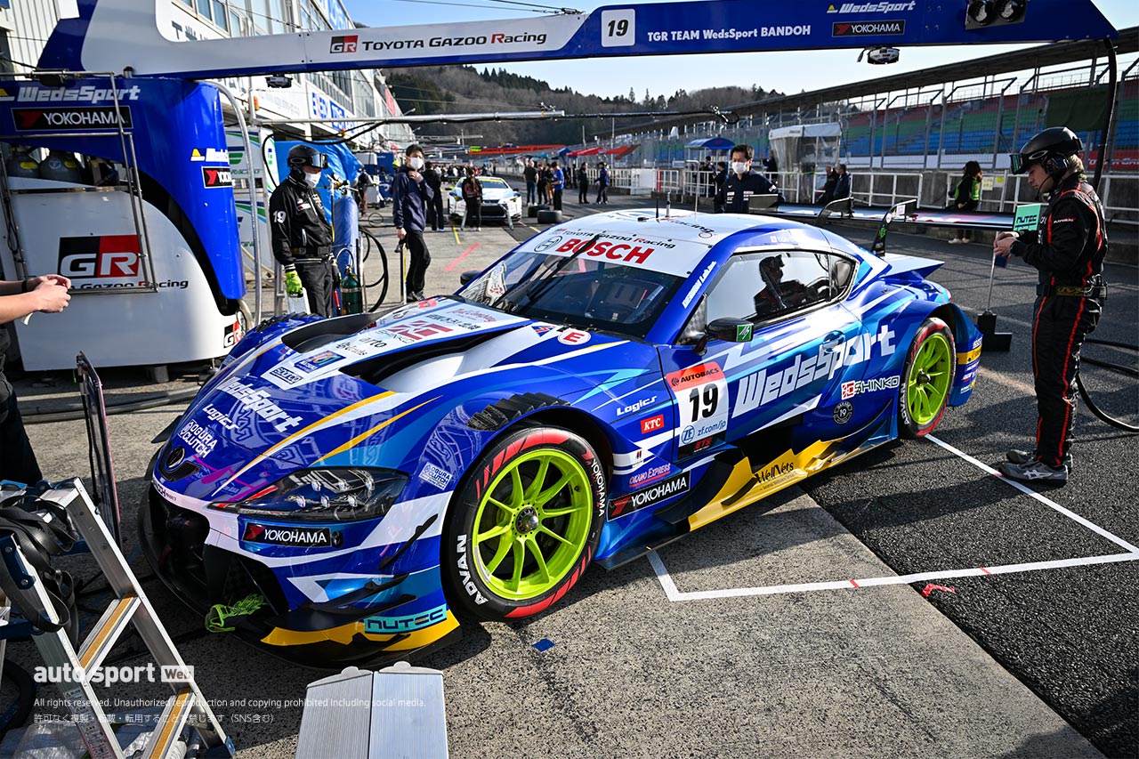 2024スーパーGT岡山公式テスト　3月15日　搬入日の様子