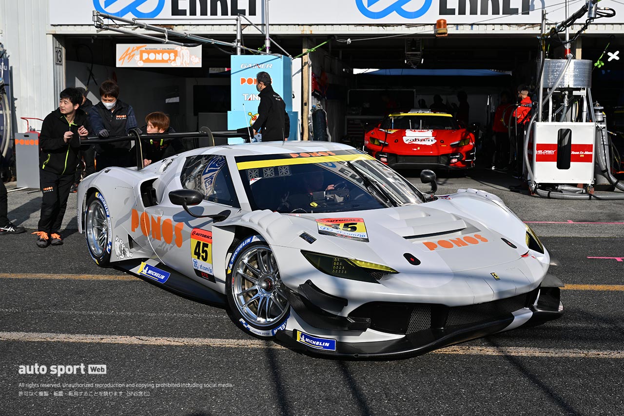 2024スーパーGT岡山公式テスト　3月15日　搬入日の様子