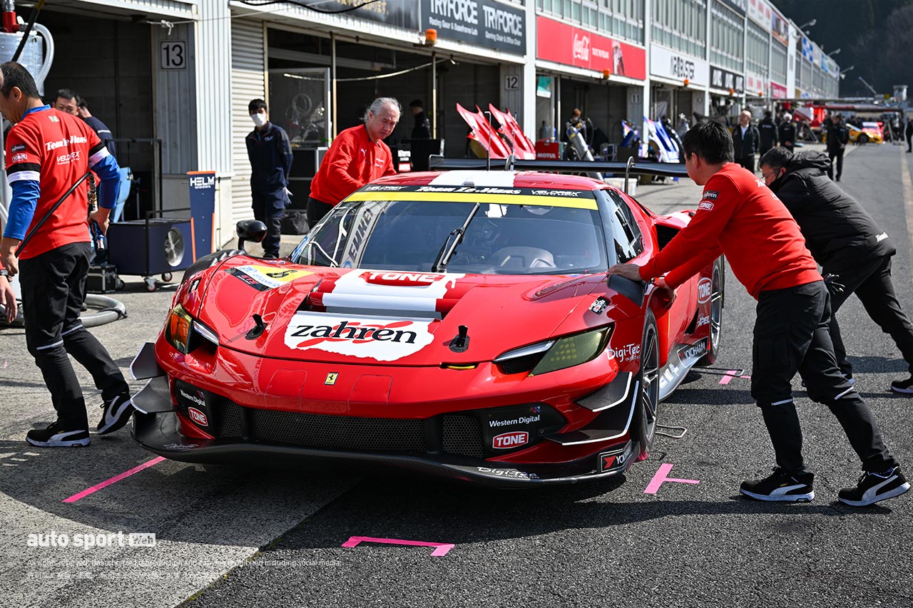 2024スーパーGT岡山公式テスト　3月15日　搬入日の様子