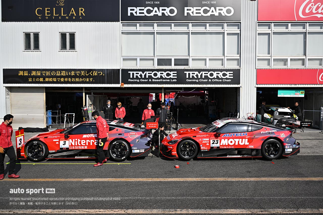 2024スーパーGT岡山公式テスト　3月15日　搬入日の様子