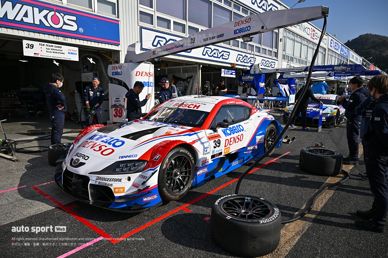 2024スーパーGT岡山公式テスト　3月15日　搬入日の様子