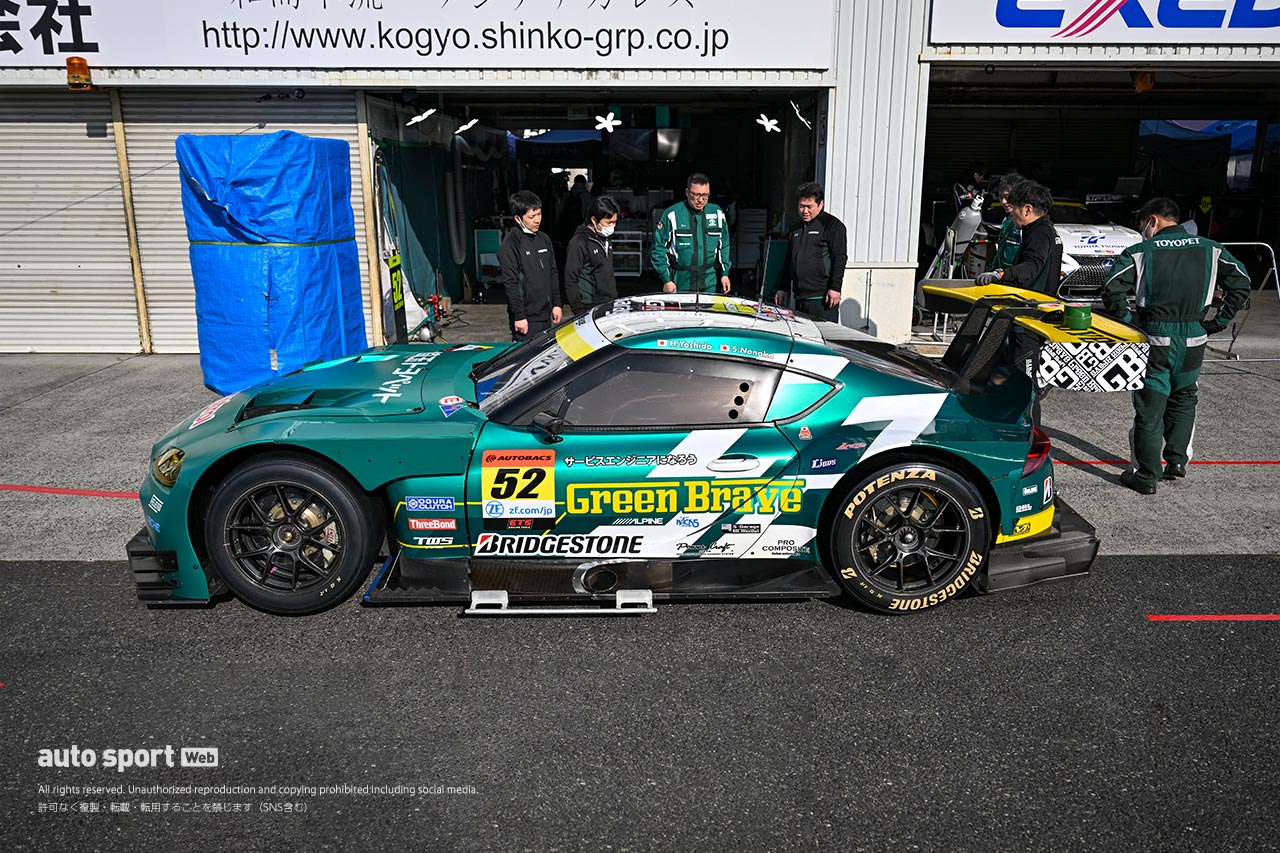 2024スーパーGT岡山公式テスト　3月15日　搬入日の様子