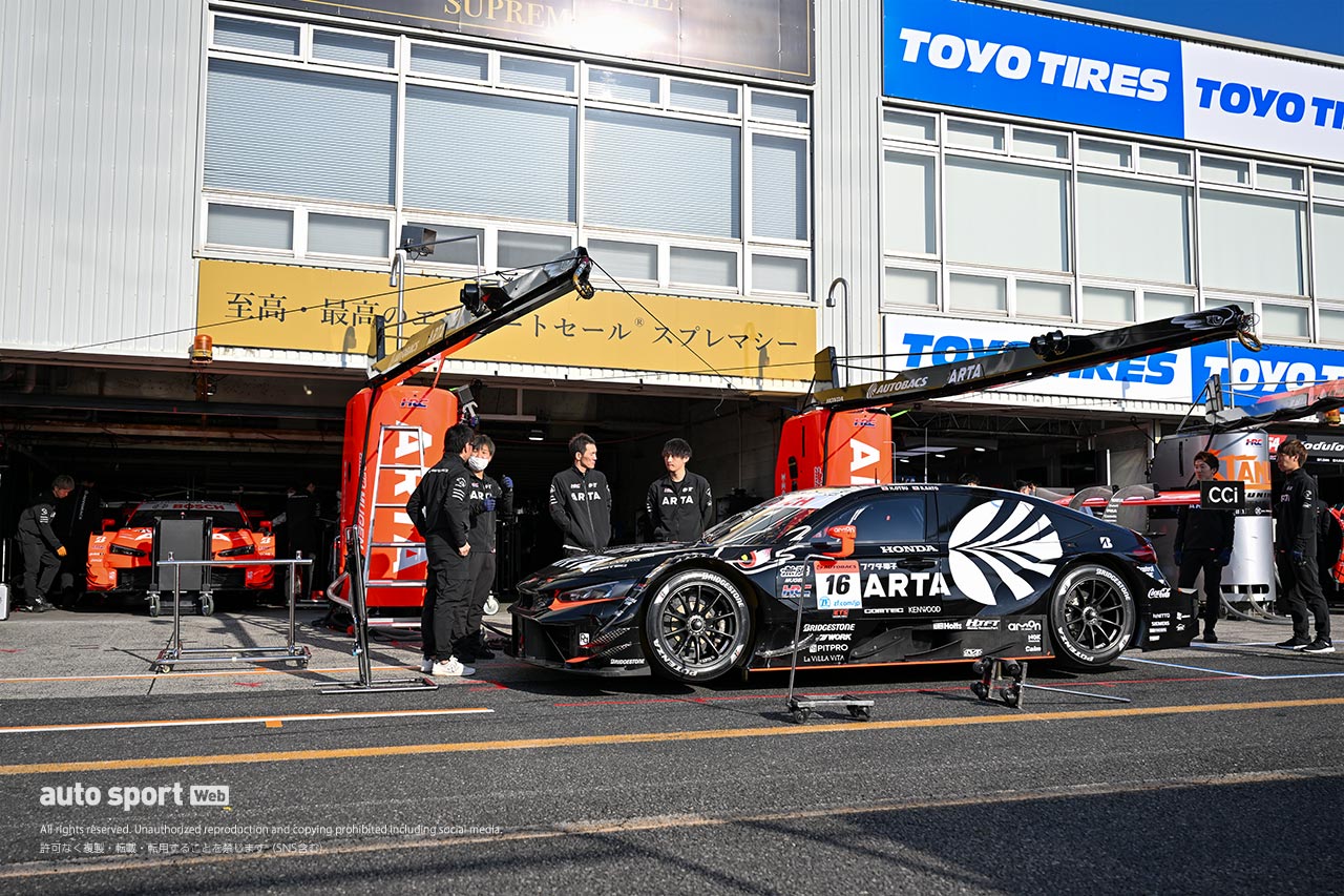 2024スーパーGT岡山公式テスト　3月15日　搬入日の様子