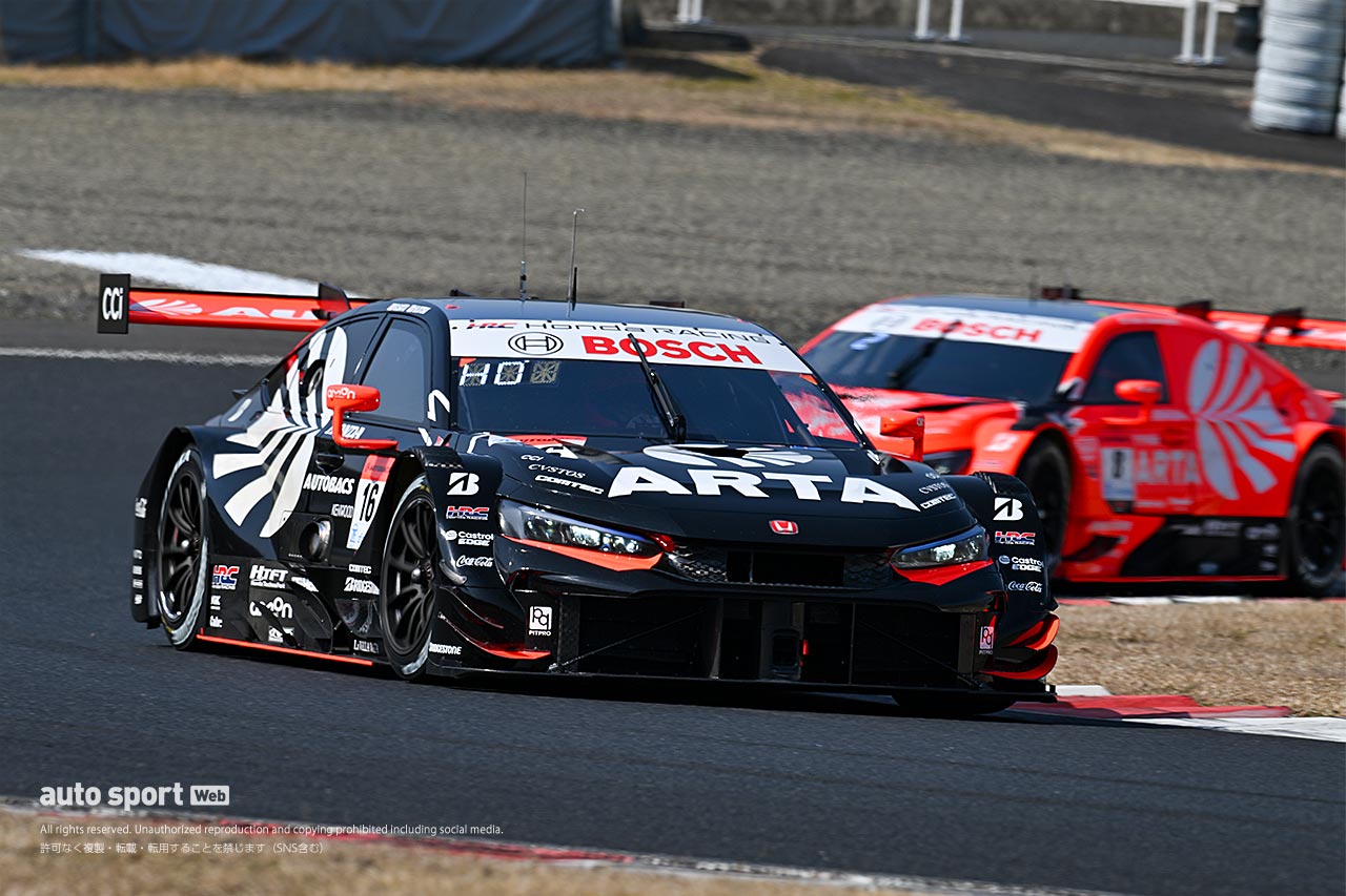 岡山でスーパーGT公式テストがスタート。初日午前はENEOS GR Supraがトップタイム