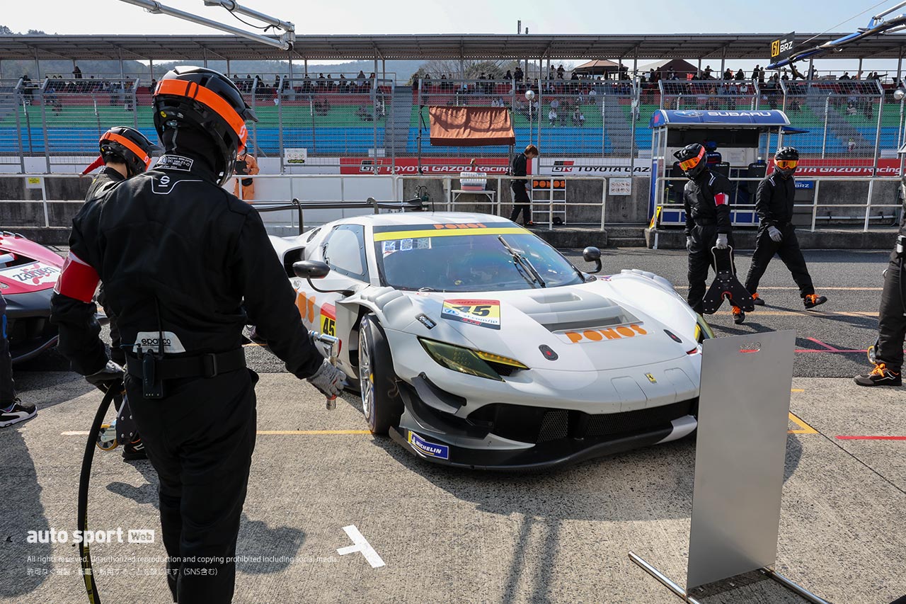 スーパーGT岡山公式テストの1日目午後は“予選シミュレーション”実施。au GR Supraが“模擬ポール”