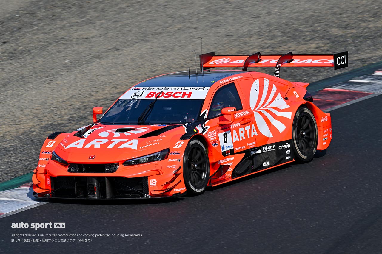 2024年スーパーGT岡山公式テスト走行全車総覧　GT500クラス