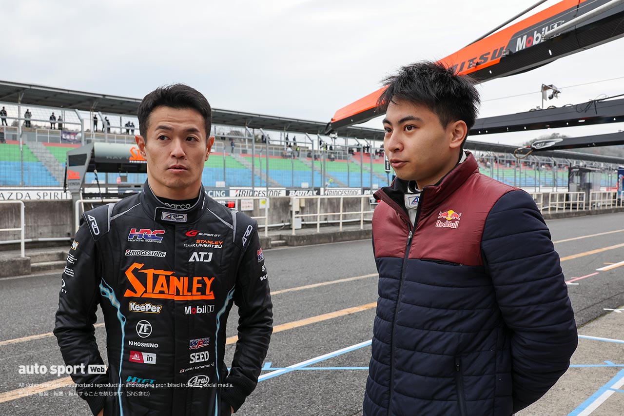スーパーGT岡山公式テストの2日目午前は曇りからウエットへ。au TOM'S GR Supraがまたも最速に