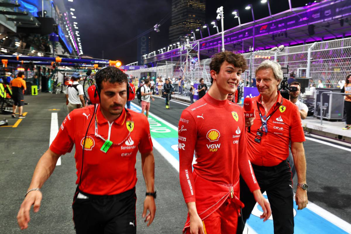 2024年F1第2戦サウジアラビアGP　オリバー・ベアマン（フェラーリ