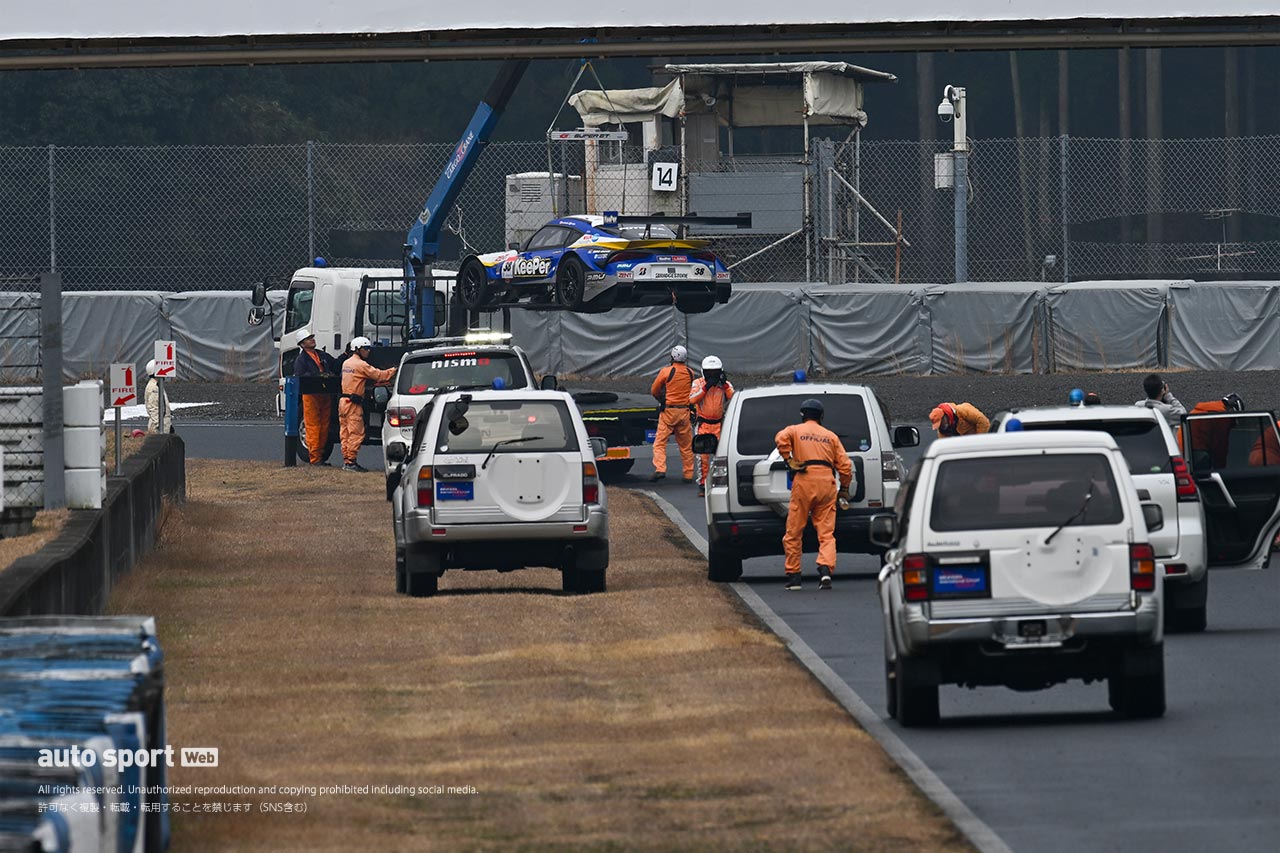 ウエットとなったスーパーGT岡山公式テストのセッション4はリアライズZがトップタイム
