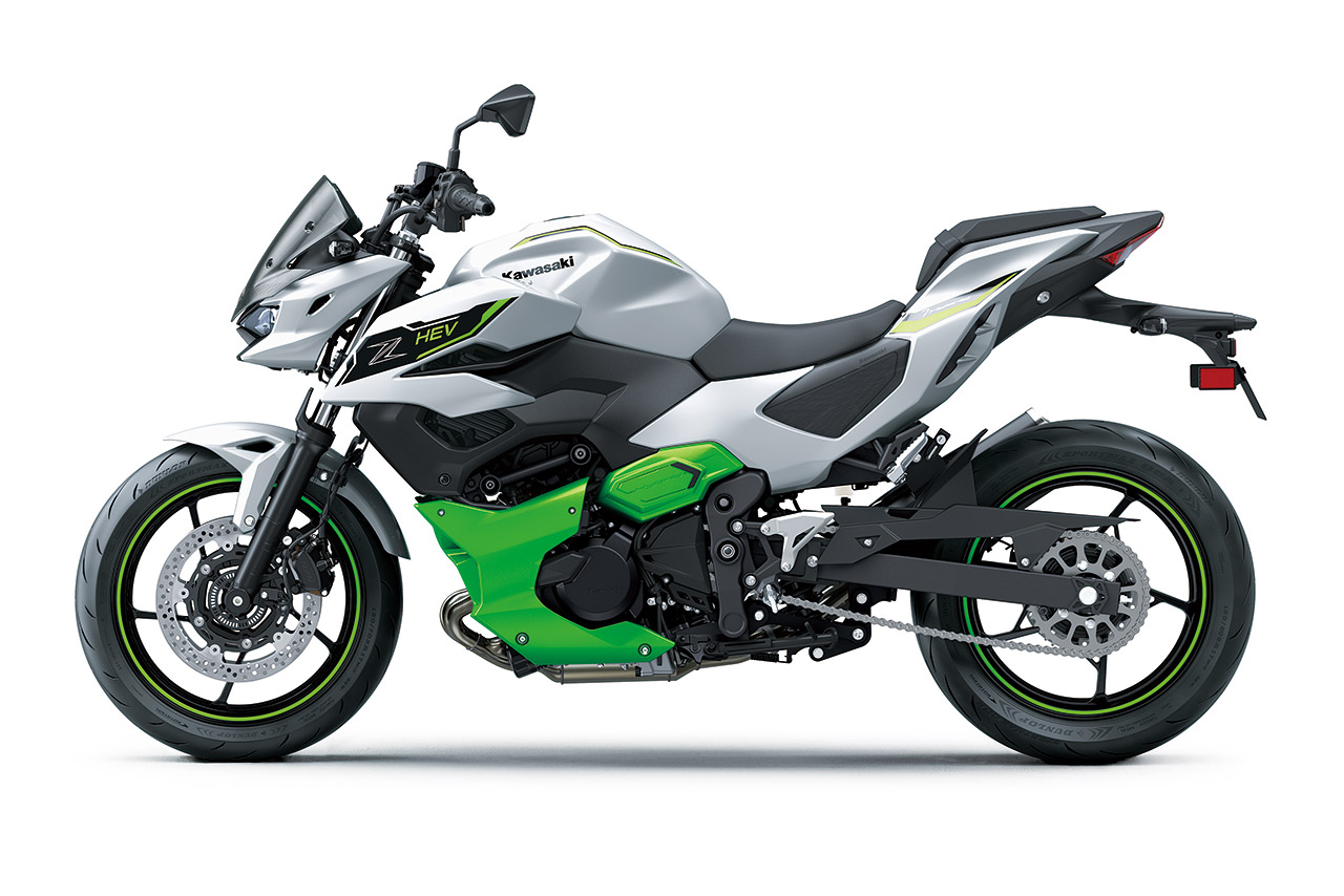 カワサキ、ストロングハイブリッドモーターサイクル『Z7 Hybrid』を6月15日から発売