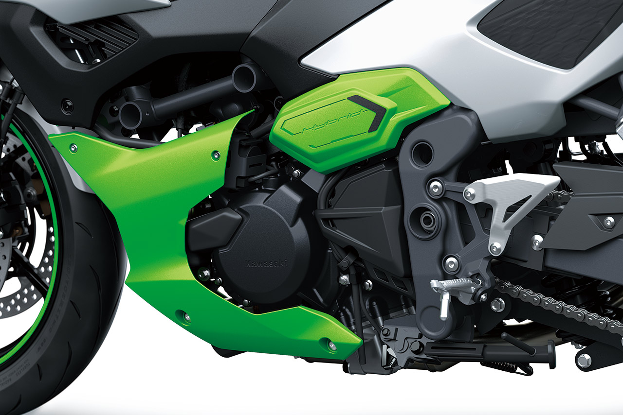カワサキ、ストロングハイブリッドモーターサイクル『Z7 Hybrid』を6月15日から発売