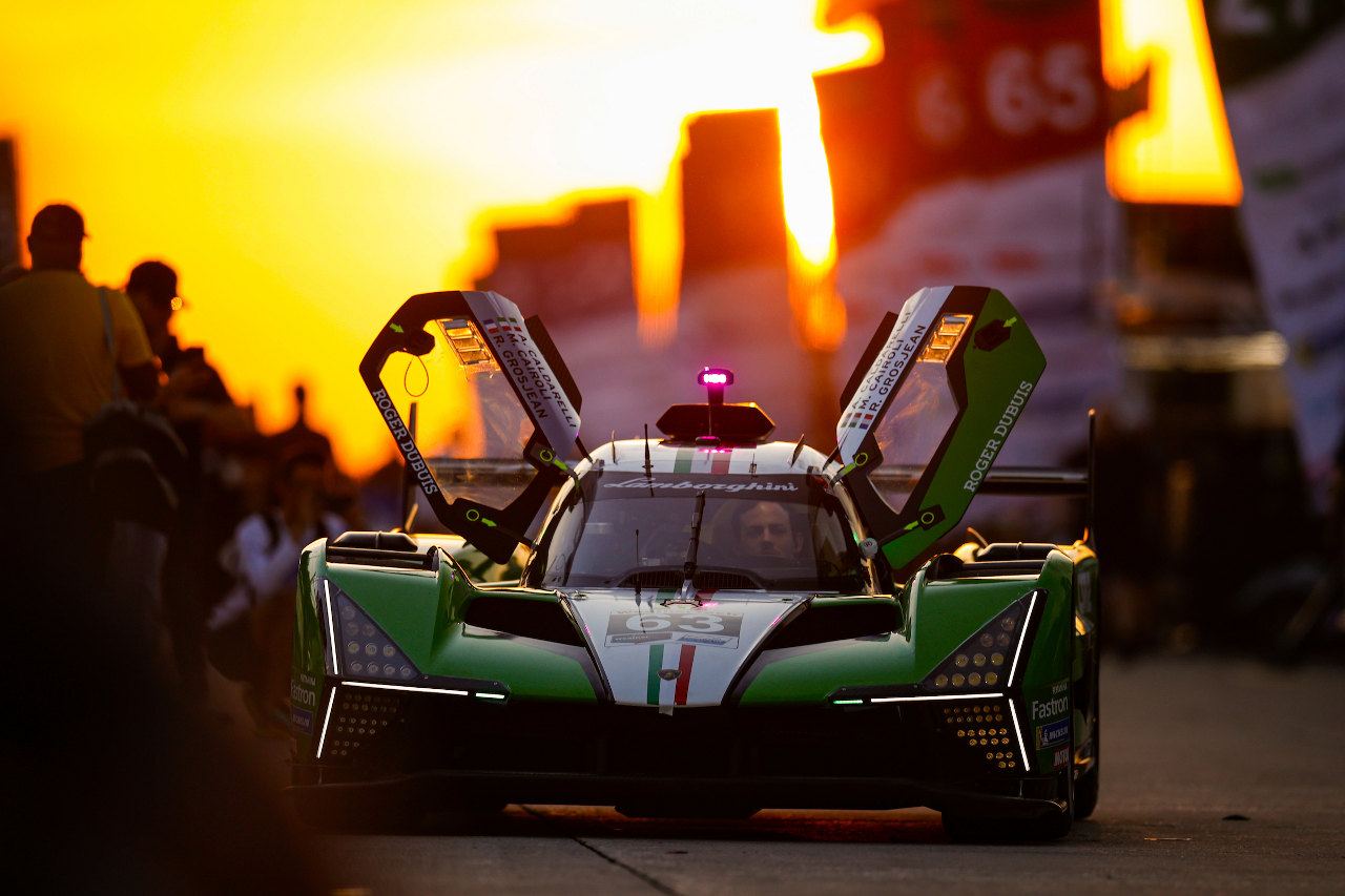 カルダレッリ、ランボルギーニSC63の心強いIMSAデビューを語る。初陣での手応えは“予想以上”