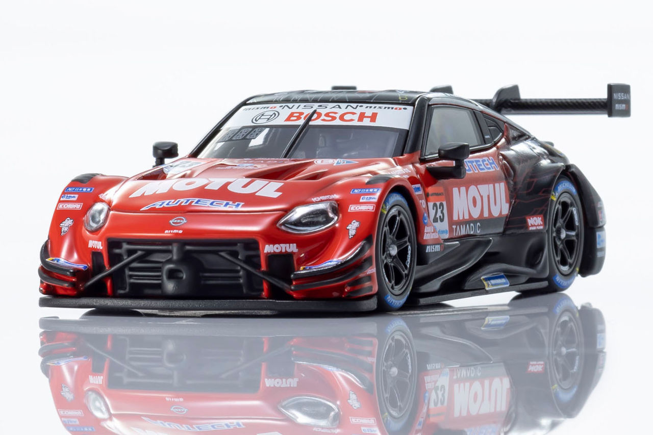 コンビニで買える京商1／64ミニカーシリーズに『MOTUL AUTECH Z』が登場。松田次生を唸らせる完成度の高さ／スーパーGT