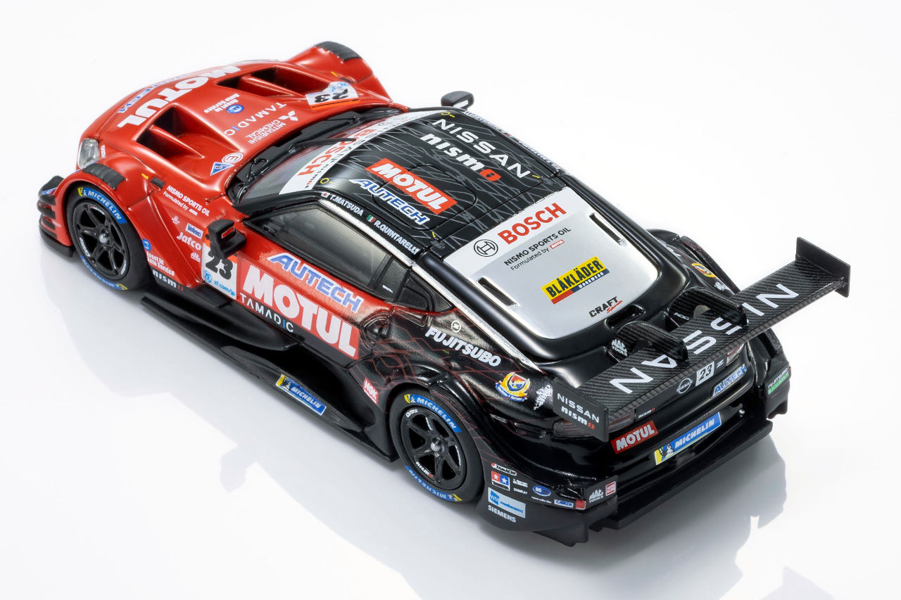 コンビニで買える京商1／64ミニカーシリーズに『MOTUL AUTECH Z』が登場。松田次生を唸らせる完成度の高さ／スーパーGT