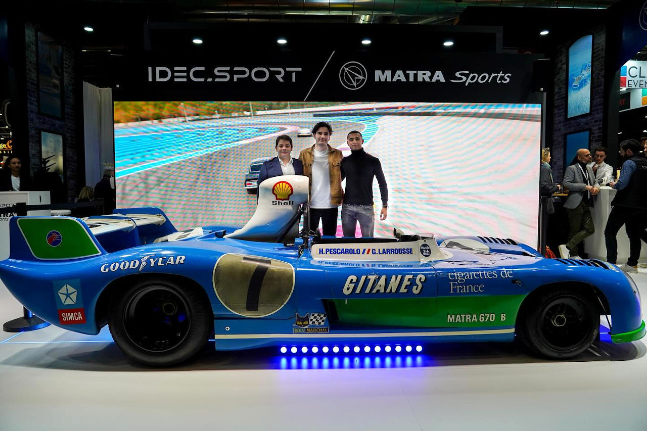 往年の“マトラ”をオマージュしたカラーリングでELMS参戦へ。IDECスポール、マトラ最後のル・マン優勝から50周年を祝う