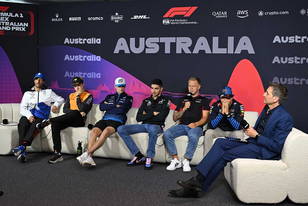 2024年F1第3戦オーストラリアGP 木曜会見