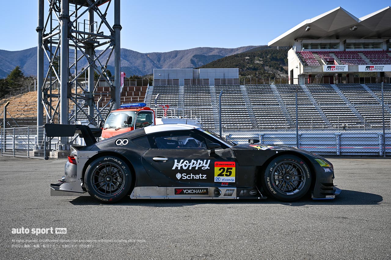 HOPPY Schatz GR Supra GTが復活！ スーパーGT富士公式テスト参加へ向け初走行を終える