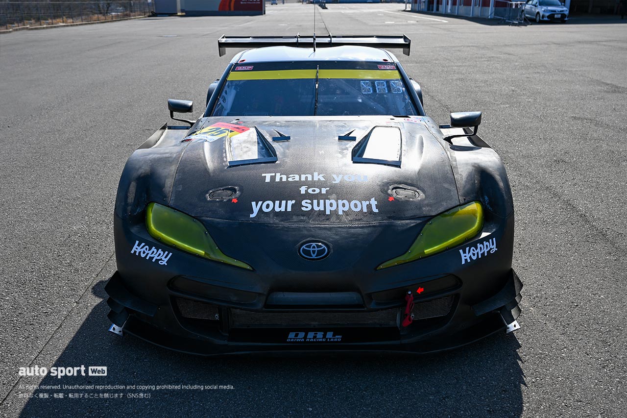 HOPPY Schatz GR Supra GTが復活！ スーパーGT富士公式テスト参加へ向け初走行を終える