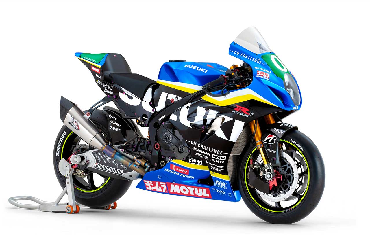 2022年にワークス撤退のスズキがレースに復帰。サステナブルアイテムで鈴鹿8耐に参戦へ／東京モーターサイクルショー
