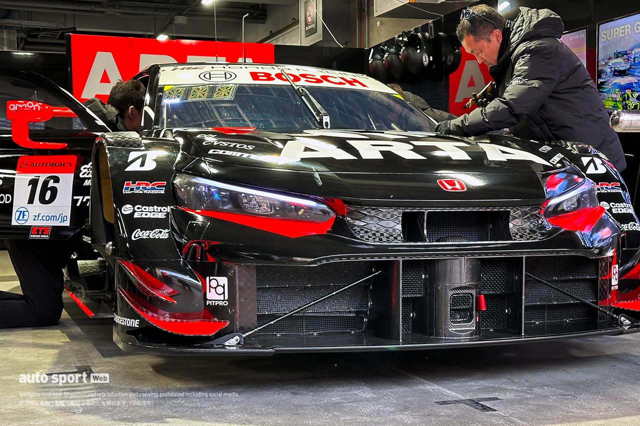 2024年スーパーGT富士公式テスト 16号車ARTA MUGEN CIVIC TYPE R-GT