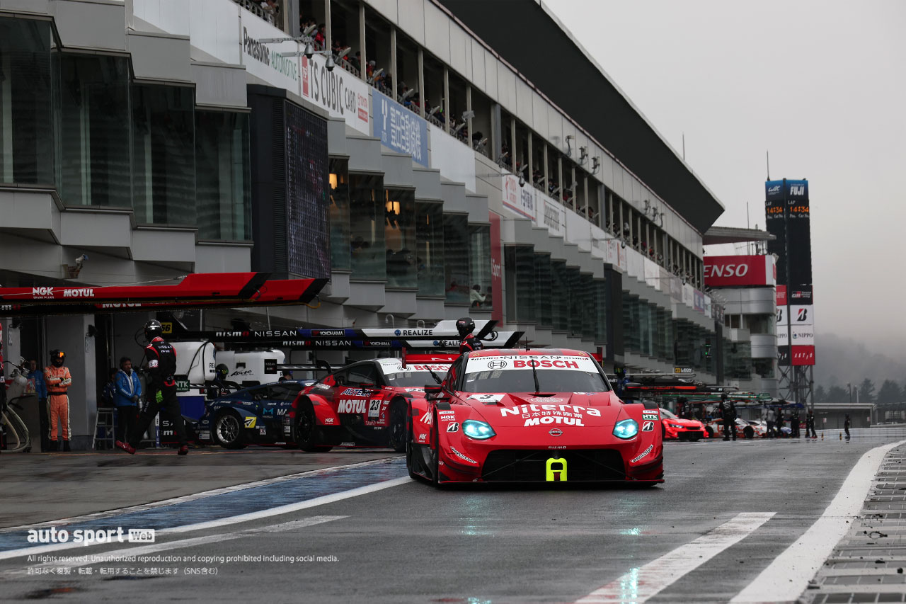 2024スーパーGT富士公式テスト　GT500クラスQ1の模擬予選スタート