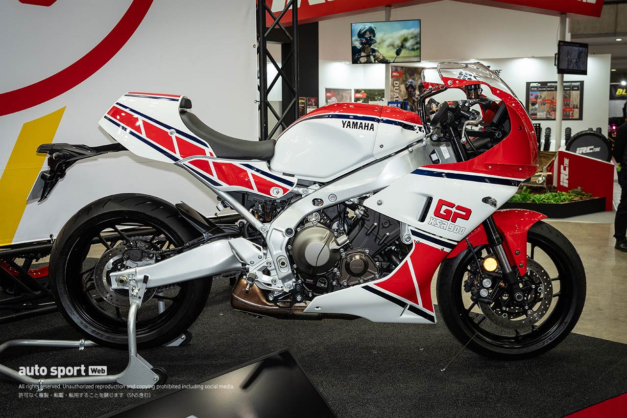 ヤマハ：2024年注目の1台。オジサン世代の涙腺を緩ませる『XSR900GP』／東京モーターサイクルショー